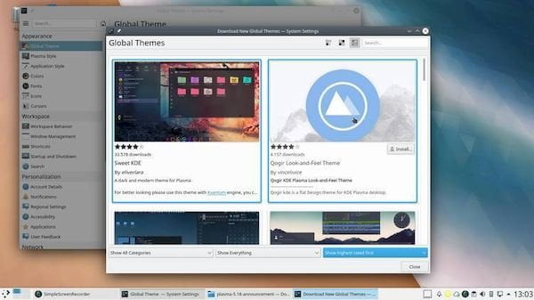 KDE Plasma 5.18 LTS lançado oficialmente! Confira as novidades!