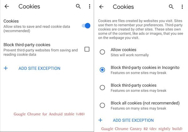 Chrome 82 irá melhorar a privacidade por meio de novas configurações de cookies