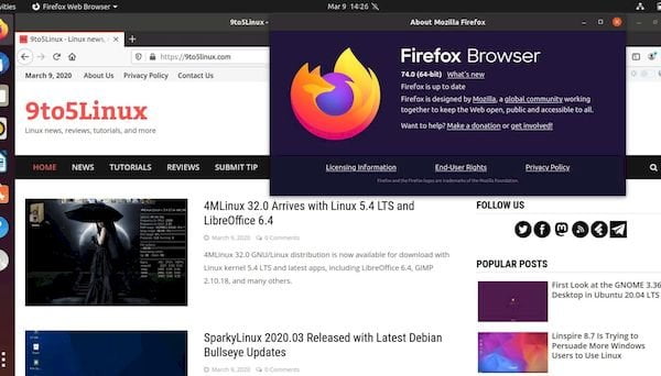 Firefox 74 lançado com um novo recurso de segurança e mais