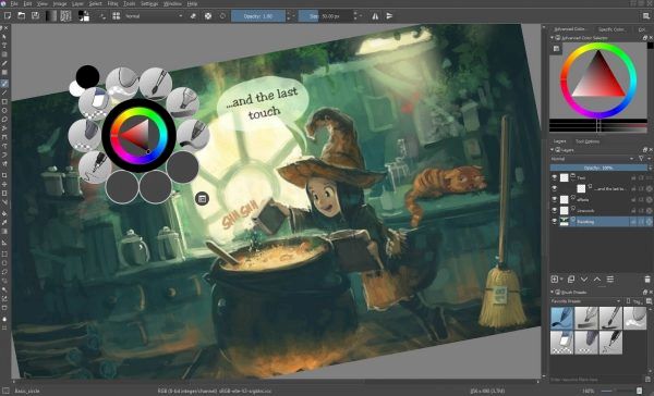 Krita 4.2.9 Beta lançado com novos recursos e correções