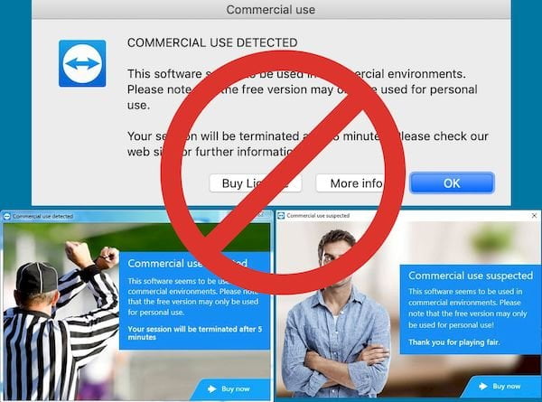 TeamViewer interrompeu as verificações de uso comercial nas regiões afetadas por coronavírus