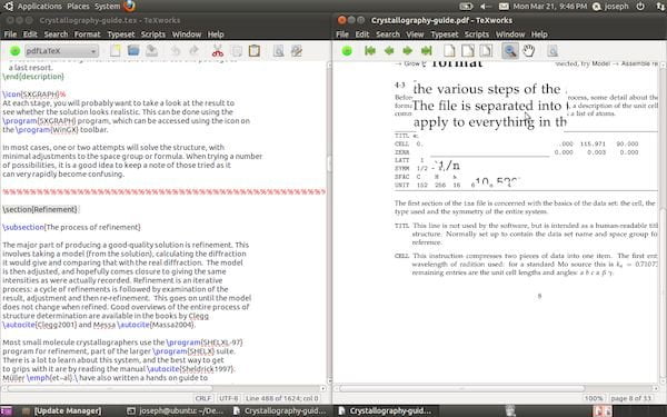 Como instalar o editor LaTeX TeXworks no Linux via Flatpak