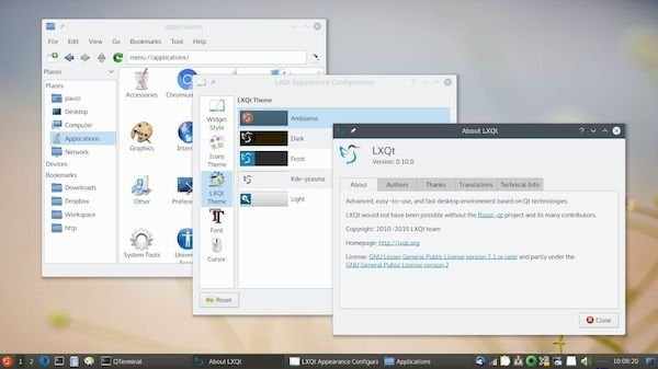 LXQt 0.15.0 lançado com o novo gerenciador de arquivos e melhorias