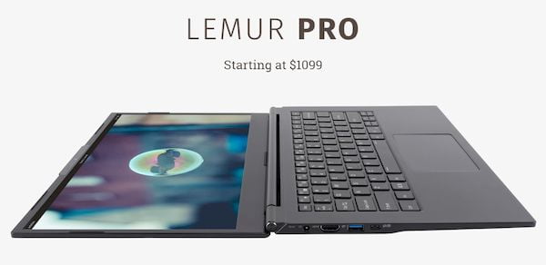 System76 lançou o laptop Linux Lemur Pro com firmware de código aberto