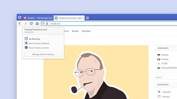 Vivaldi 3.0 lançado com novos rastreadores e bloqueadores de anúncios