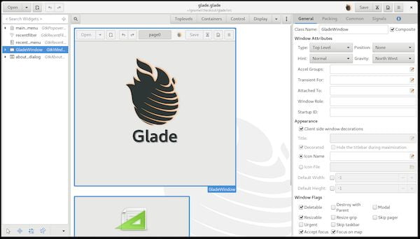 Como instalar a ferramenta RAD Glade no Linux via Flatpak