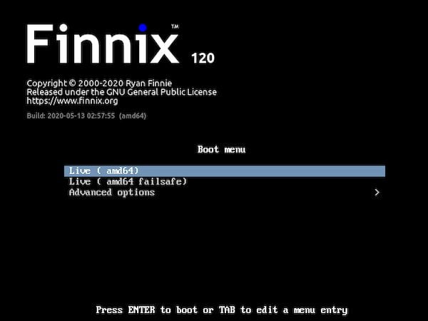 Finnix 120 lançado com várias alterações importantes e novos recursos