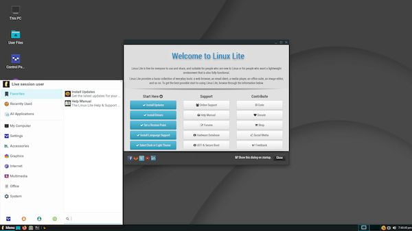 Linux Lite 5.0 lançado com o FireWallD e outras melhorias