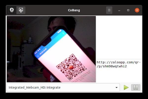 Como instalar o leitor de QR code CoBang no Linux via Flatpak