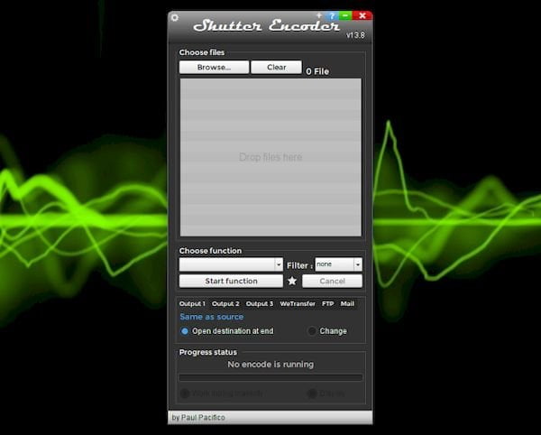 Como instalar o transcodificador de mídia Shutter Encoder no Linux