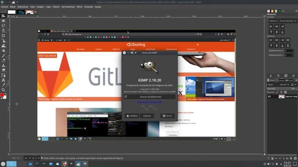 GIMP 2.10.20 lançado com melhorias no suporte para o formato PSD
