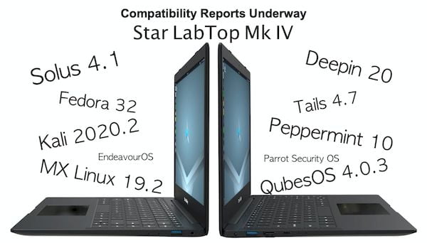 Laptop Linux da Star Labs agora funciona com várias distribuições