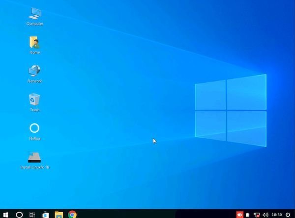 Linuxfx 10 é uma maneira fácil de fazer a transição do Windows