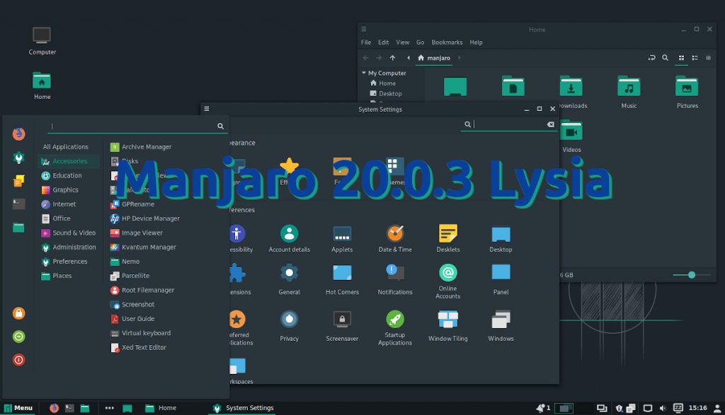 Manjaro 20.0.3 lançado com kernel 5.7 e muitos novos recursos