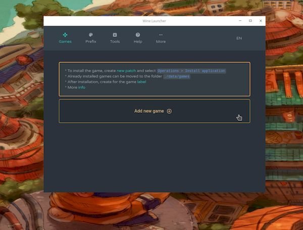 Wine Launcher - uma nova ferramenta para rodar jogos através do Wine