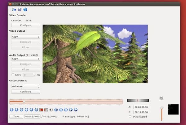 Avidemux 2.7.6 lançado com novo decodificador AV1 e muitas alterações