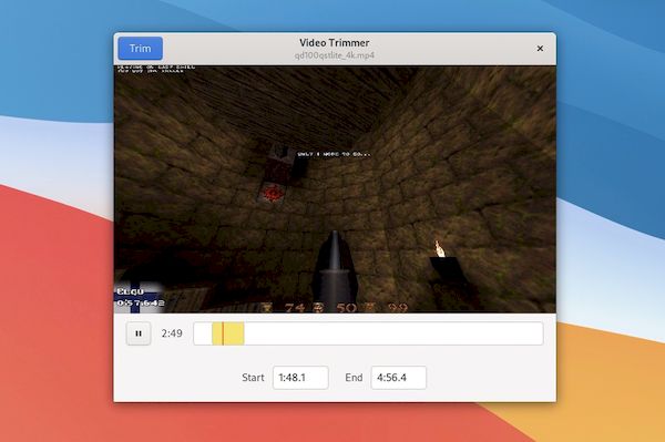 Como instalar o cortador de vídeos Video Trimmer no Linux via Flatpak