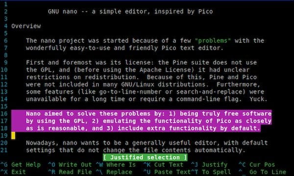 Como instalar o editor de texto nano no Linux via Snap