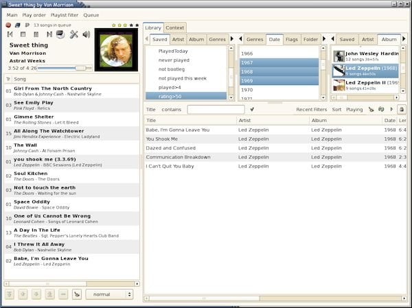 Como instalar o player de músicas gmusicbrowser no Linux via Flatpak