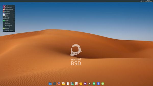 NomadBSD 1.3.2 lançado - Confira as novidades e veja onde baixar