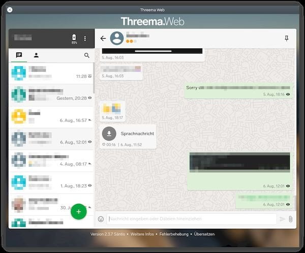 Como instalar o cliente não oficial Threema ThreemaQT no Linux