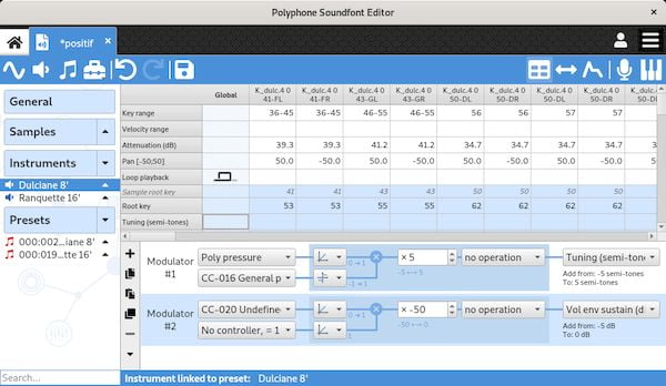 Como instalar o editor de fontes de som Polyphone no Linux via Flatpak