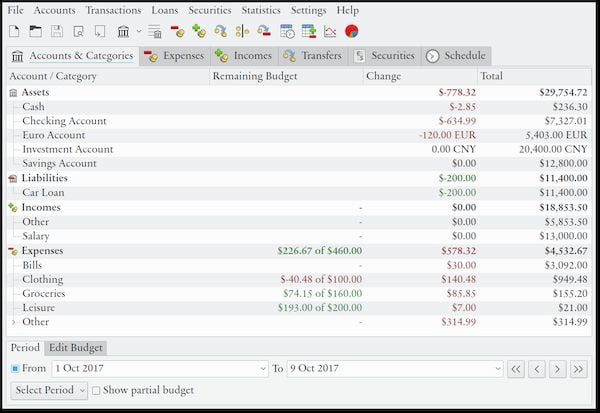 Como instalar o gerenciador de finanças Eqonomize! no Linux via Snap