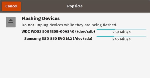 Como instalar o gravador de imagens Popsicle no Ubuntu e derivados