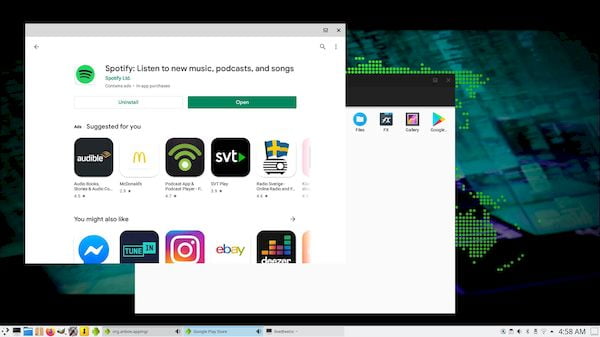 ExTiX 20.9 agora permite que você execute aplicativos Android com Anbox