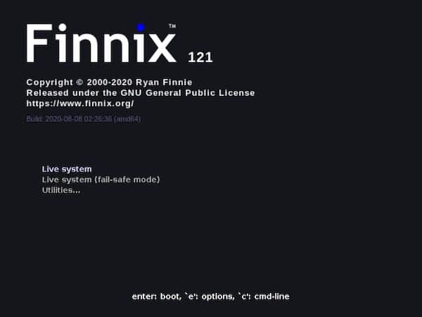 Finnix 121 Live Linux lançada com brindes para administradores de sistemas