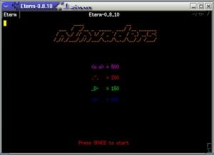 Como instalar o jogo nInvaders e se divertir no terminal