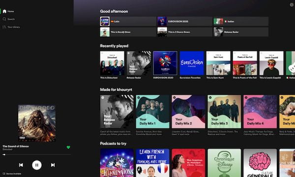 Spotify otimizou sua interface para tablets Android e Chromebooks