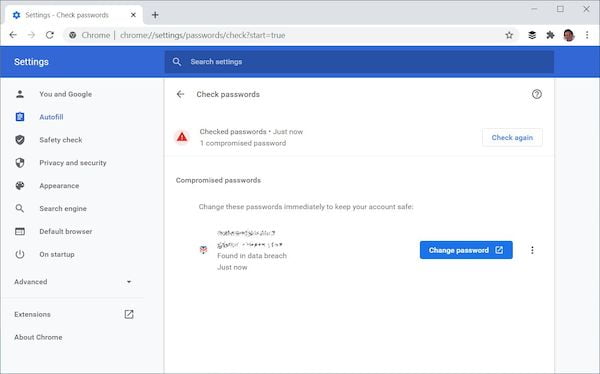 Chrome facilitará a redefinição de senhas comprometidas