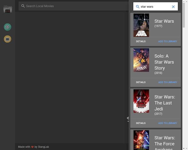 Como instalar a biblioteca de filmes Tbinge no Linux via Snap