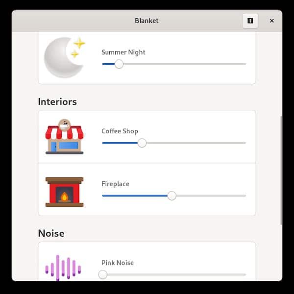 Como instalar o app de relaxamento Blanket no Linux via Flatpak