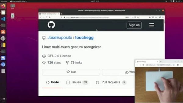 Como instalar o gerenciador de gestos Multi-Touch Touchégg no Linux