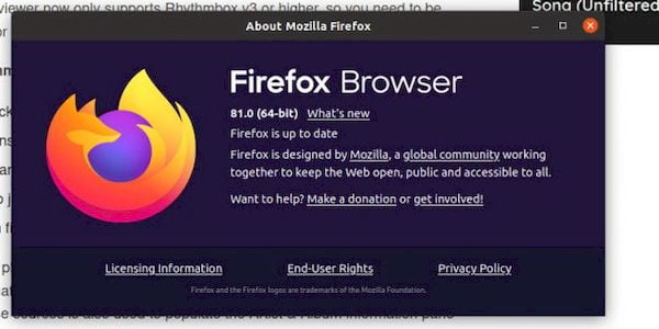 Firefox 81 lançado com controles de mídia, visualizador de PDF e mais