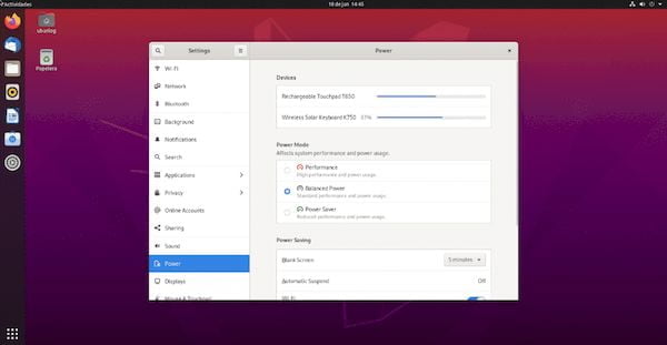 GNOME 3.40 poderá melhorar o consumo da bateria