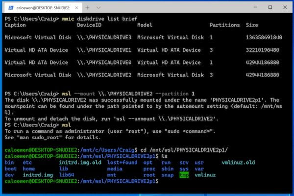 Sistema de arquivos Linux agora é acessível no Windows WSL 2
