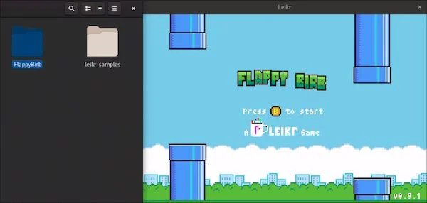 Como instalar o criador de jogos Leikr no Linux via Flatpak