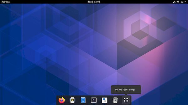 Dash to Dock 69 lançado para suportar o GNOME 3.38