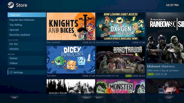 GamerOS 20 lançado com suporte para a Epic Games Store