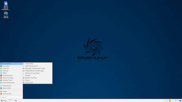 SparkyLinux 4.13 lançado com base no Debian Stretch de 2 de outubro de 2020