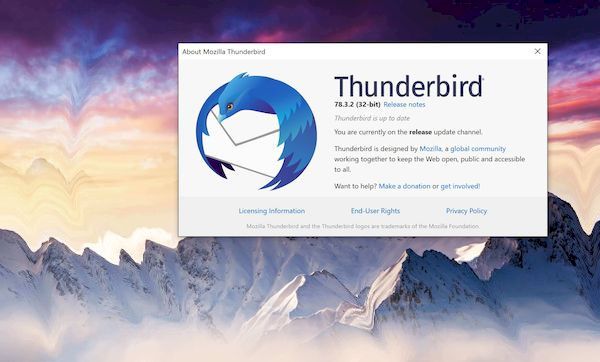 Thunderbird 78.3.2 lançado com várias mudanças importantes