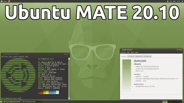 Ubuntu MATE 20.10 lançado com MATE 1.24.1, indicadores Ayatana e muito mais