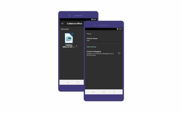 Collabora Office 6.4 mobile lançado com nova aparência e modo escuro