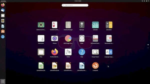 Como redefinir a grade de aplicativos no GNOME 3.38