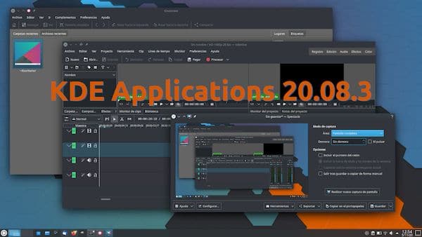 KDE Applications 20.08.3 lançado com as últimas correções para esta série