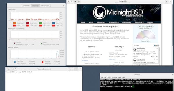 MidnightBSD 2 lançado com atualizações de segurança e correções