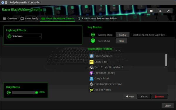 OpenRazer 2.9 lançado com novo suporte para periféricos Razer